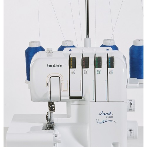 BROTHER 2104D machine surjeteuse familiale avec 3 ou 4 fils