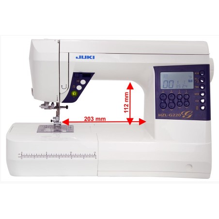 JUKI HZL-G220 Machine à coudre électronique 180 points avec coupe-fil