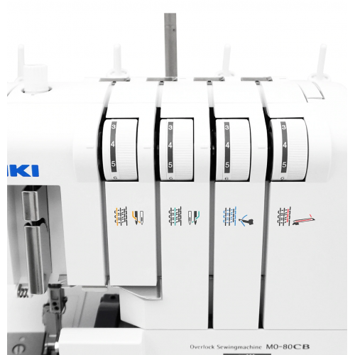 JUKI MO-80CB machine surjeteuse familiale avec boîte à déchets