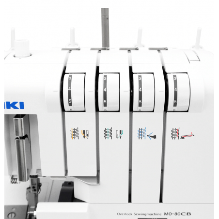 JUKI MO-80CB machine surjeteuse familiale avec boîte à déchets
