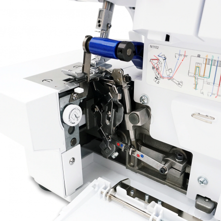 JUKI MO-80CB machine surjeteuse familiale avec boîte à déchets